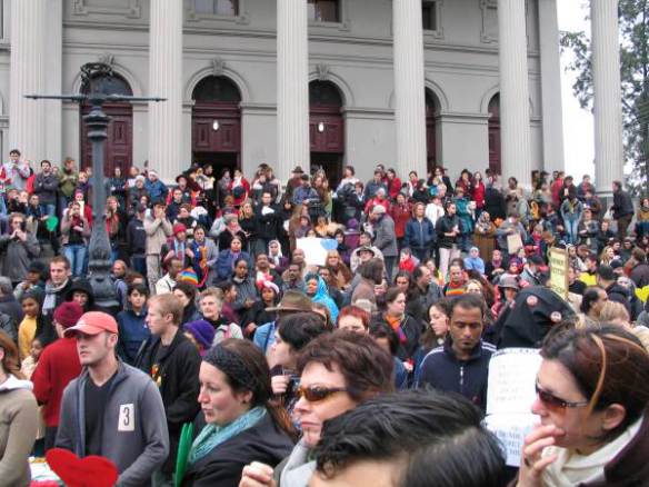 Outside Fitzroy Town Hall