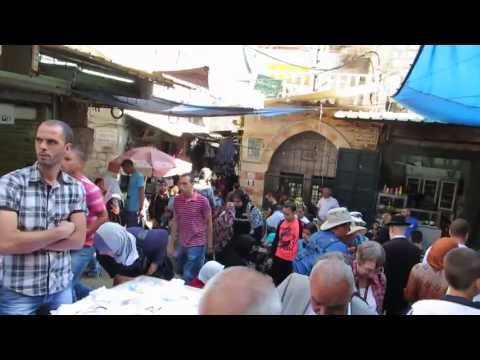 The Market at the Damascus Gate area  during the Muslim holiday - Eid al-Adha (عيد الأضحى)