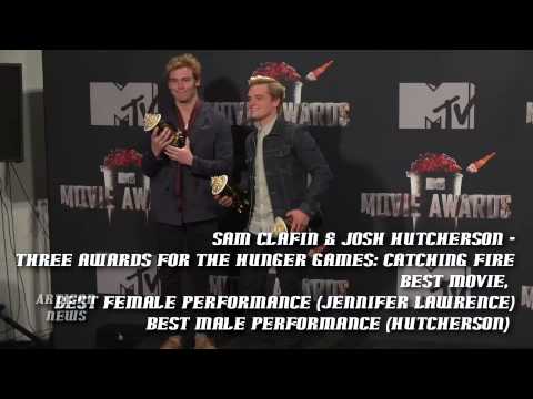 MTV MOVIE AWARDS WINNERS JARED LETO, CHANNING TATUM, JOSH HUTCHERSON [PRESS ROOM - RAW]