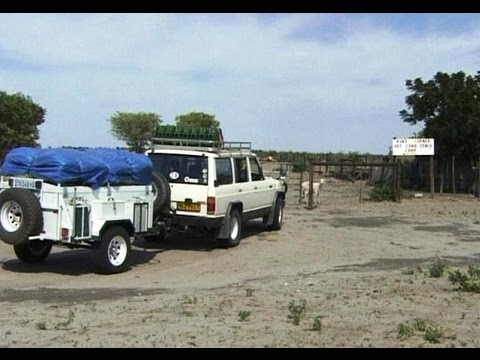 Road from Central Kalahari to Maun Botswana - Travel Guide.