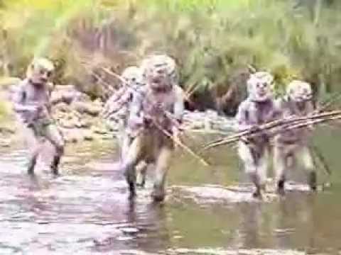 Dramatic meeting with the Mud Men in Papua New Guinea