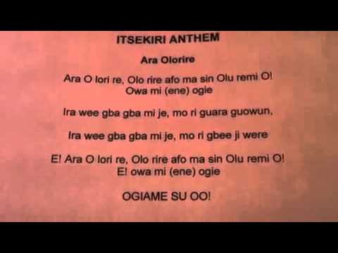 Itsekiri Anthem