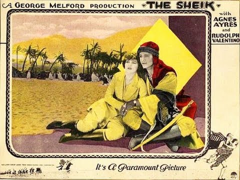 THE SHEIK (Silent 1921) Rudolph Valentino - Ruth Miller - Adolphe Menjou