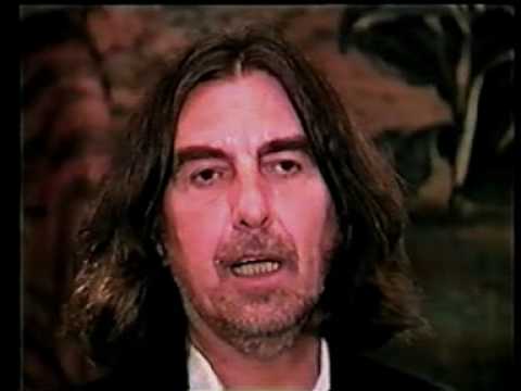 George Harrison, the guitarist of 'The Beatles' in his final television interview