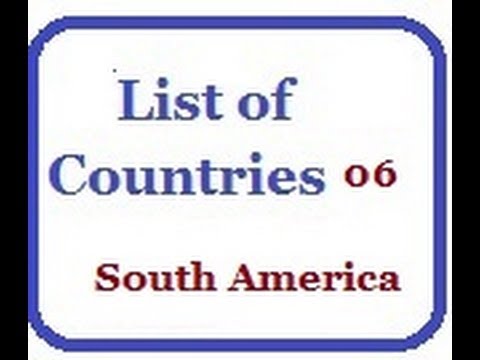 List of Countries 06