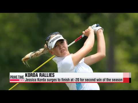 LPGA: Jessica Korda wins Airbus LPGA Classic; Park In-bee stays at No. 1