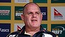 SYDNEY, AUSTRALIA - MAY 22:  Wallabies coach, Ewen McKenzie addresses the media during the France Test Series Australian Wallabies squad announcement at the ARU HQ on May 22, 2014 in Sydney, Australia.  (Photo by Brendon Thorne/Getty Images)