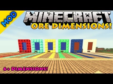 Minecraft Mods - Ore Dimensions - 6 new Dimensions!