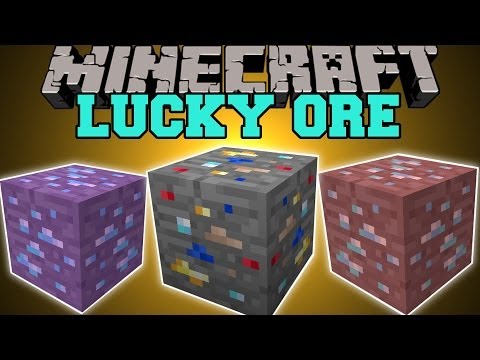 Minecraft: LUCKY ORES (RANDOM ORE, BONUS ORE, & MORE!) Mod Showcase