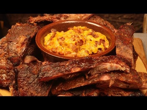 Spare Ribs and Barbecue Beans recipe by the BBQ Pit Boys