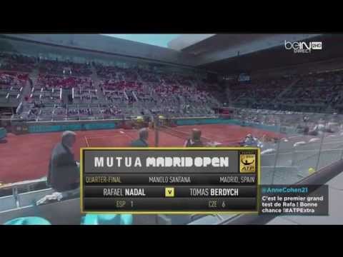 Masters de Madrid 2014 : Rafael Nadal vs Tomas Berdych (1/4 finale) HD