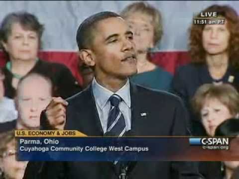 Pr. Obama - Cleveland Ohio (4)  Growing the Economy for US ALL