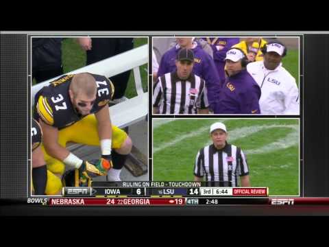 2014 Outback Bowl  LSU vs  Iowa