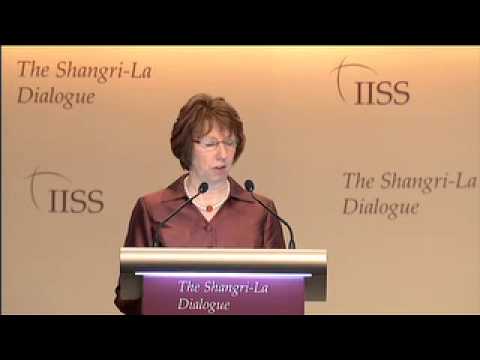 Shangri-La Dialogue 2013: Catherine Ashton