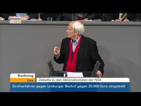 Bundestag - Debatte zur NSA am 18.11.2013