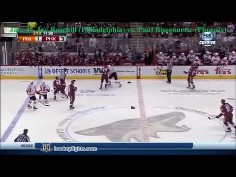 Top Ten NHL Hockey Fights of January 2014 {HD}