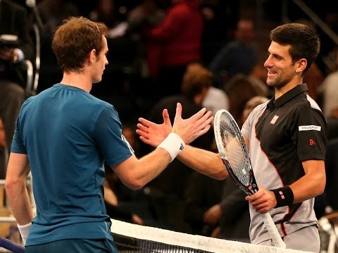 (HQ) Novak Djokovic vs Andy Murray BNP Paribas Showdown 2014 - HIGHLIGHTS