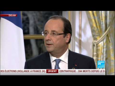 Revivez l'intégralité de l'interview de François Hollande à FRANCE 24, RFI et TV5 Monde