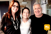 Wendy Matthews with Dicko & Sarah on 2UE 954