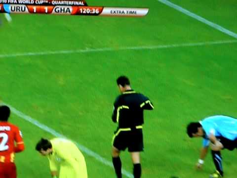 Uruguay's Suárez Handball & Red Card; Ghana's Missed Penalty