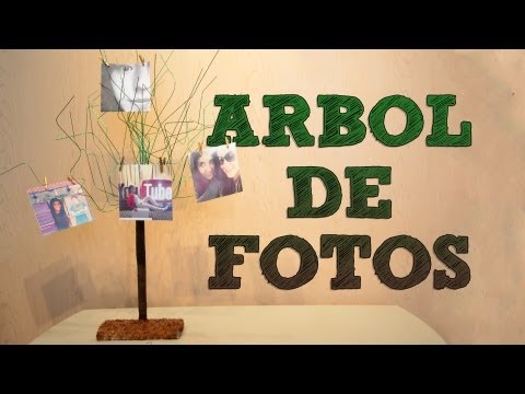 Manualidades: Árbol de fotos para tu habitación o para regalar | Manualidades para tu cuarto