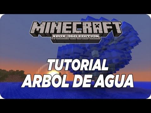 MineCraft Xbox360 - Tutorial Arbol de Agua Decorativo