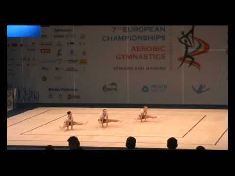 EM 2011 Sports Aerobics  HUNGARY 2  Hagymasi Alexandra Deak Anna Balogh Reka