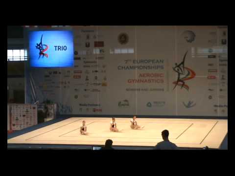 EM 2011 Sports Aerobics  ROMANIA 2  Iliescu Carmen Florentina Panaete Lavinia Ioana Matei Premia