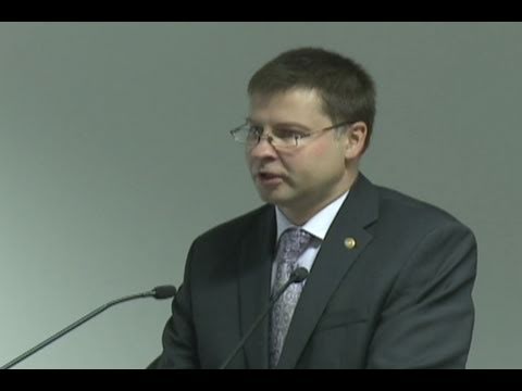 Latvian Prime Minister Launches His Book About Financial Crisis