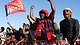 Demons fans bask in the Alice Springs sun