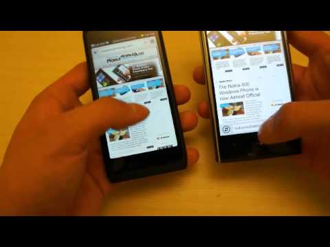 Windows Phone vs. MeeGo Harmattan: Web Browser Test