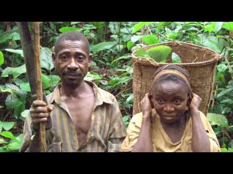 Baka in the Forest - yelli, yodels, forest harp and water drums