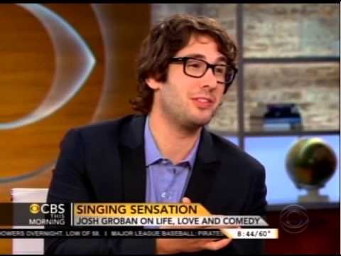 Josh Groban on CBS This Morning-- interview -- May 10th, 2013