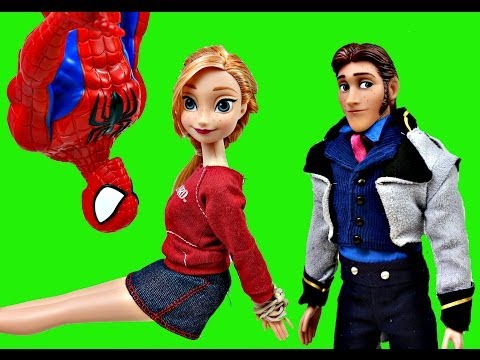 Anna Kidnapped! Part 3! Frozen Hans Family Kids Anna Elsa Saved By Spider-Man DisneyCarToys