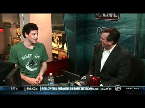 Cory Monteith - NHL Live 'hockey' interview