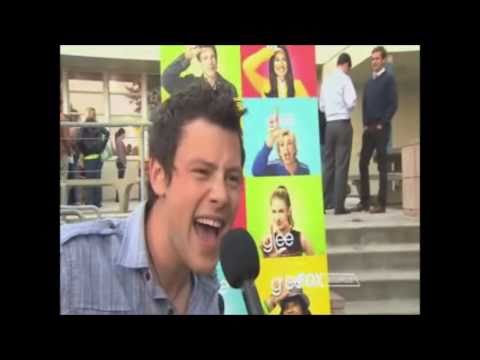 Cory Monteith singing Can't Fight This Feeling