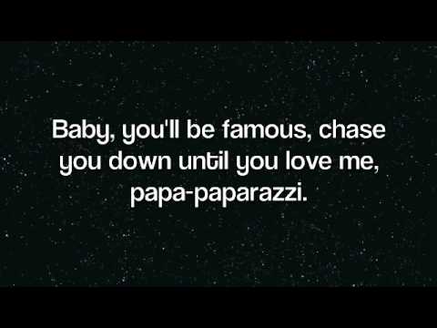 Lady Gaga - Paparazzi Lyrics