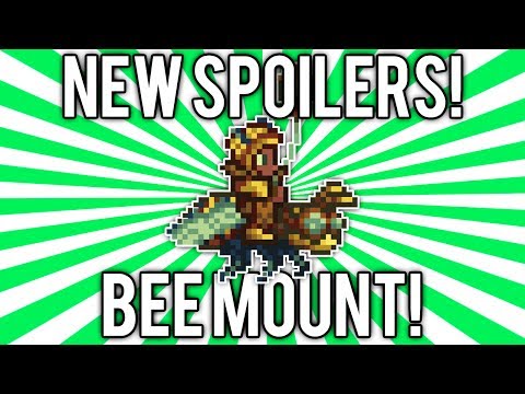 Terraria 1.2.4: Bee Mount! (Bee Summoner Armor & More Spoilers!) [demize]