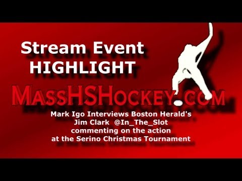 MassHSHockey Game Interview - Boston Herald's Jim Clark