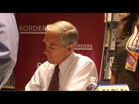 Ron Paul visits New York Federal Reserve