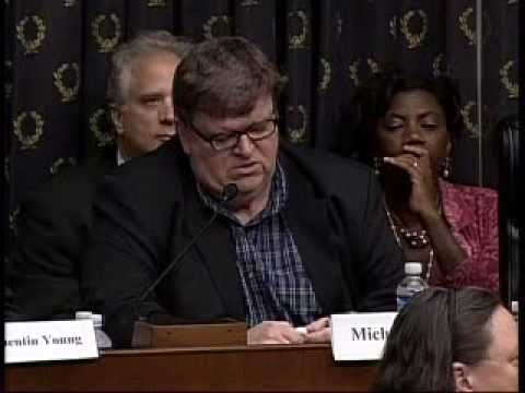 Michael Moore On Capitol Hill - Obamacare