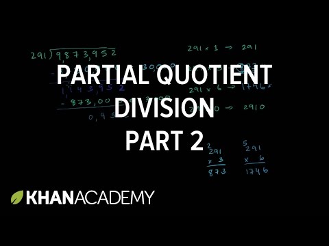 Partial Quotient Method of Division 2