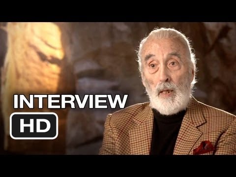 The Hobbit: An Unexpected Journey - Christopher Lee Interview - Saruman (2012) HD