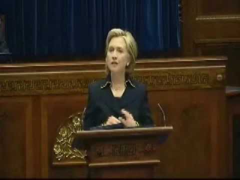 Hillary Clinton addresses Northern Ireland Assembly, Part 1