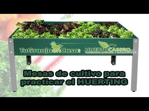 Mesas de cultivo | Cultivar en casa | Huertos Urbanos | Huerting en TuGranjaenCasa.es