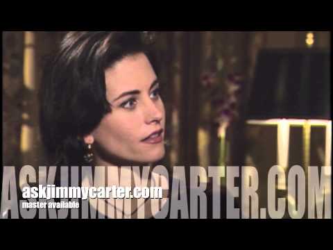 Courteney Cox interview Ace Ventura 1994 Jimmy Carter