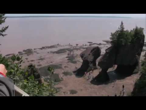 Tidal Exploration at Hopewell Rocks - New Brunswick, Canada