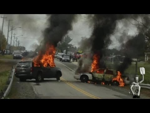 Shale gas protesters clash with RCMP in eastern New Brunswick