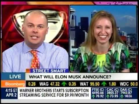 Bloomberg News, Andrea James on Tesla Motors