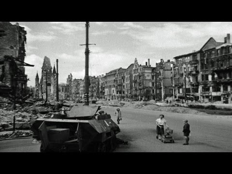 HD Historic Archival Stock Footage Post WWII Life in Berlin 1945 - Potsdam Conference